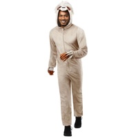 ONLINE ONLY: Sloth Furry Onesie Adult Costume