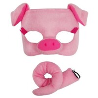 Pig Deluxe Animal Mask & Tail