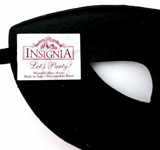 Zane Joker Red Deluxe Italian Masquerade Eye Mask