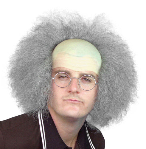 Old Man Mad Scientist Wig