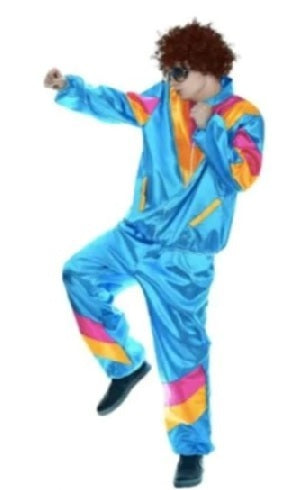1980s Blue Track Suit Adult Costume