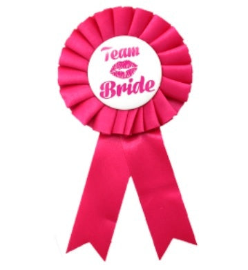 Team Bride Hens Party Badge