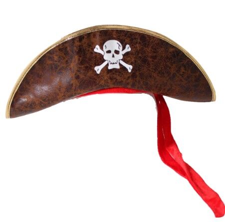 Deluxe Brown Pirate Hat