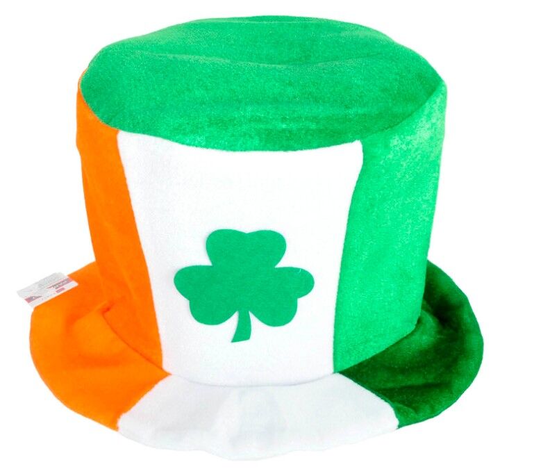 St Patrick's Day Irish Shamrock Top Hat