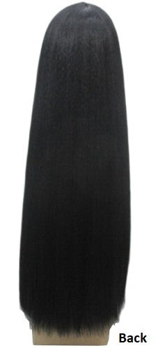 Morticia Long Black Wig
