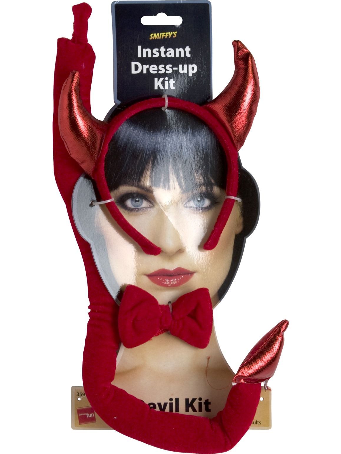 Red Devil Horns Tail & Tie