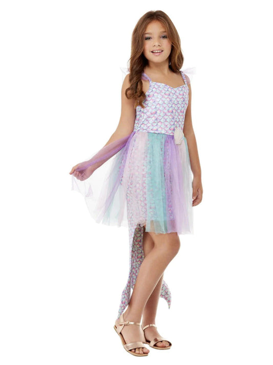 Deluxe Seashell Mermaid Kid's Costume