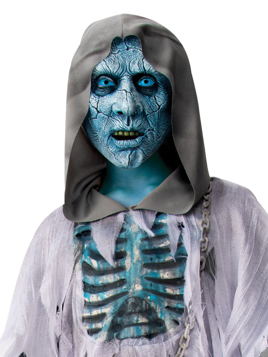 White Demon Hooded Robe Kid's Costume
