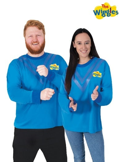 The Wiggles Blue Wiggle Adult Costume Top