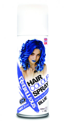 Rebellious Coloured Hair Spray - Blue