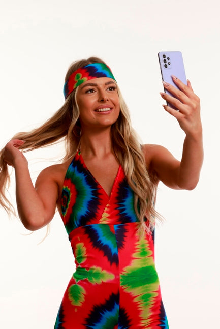 Tie Dye Jumpsuit Costume, view 2