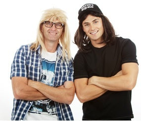 Wayne's World Garth Wig & Glasses