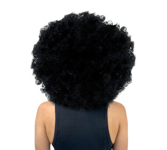 Super Jumbo Black Afro Wig