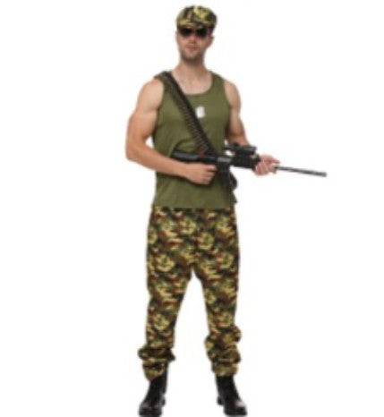 Camo Soldier Adult Costume