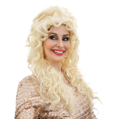 Dolly Inspired Big Blonde Wig
