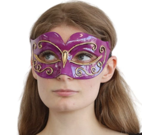 Elegant Lavender Gold Masquerade Eye Mask