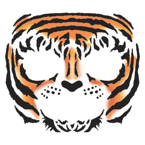 Tiger Full Face Tinsley Tattoo