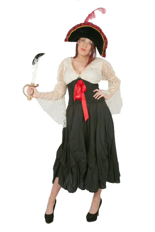 Long Lacy Wench Hire Costume*