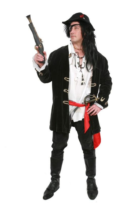 Black Coat Pirates Hire Costume*