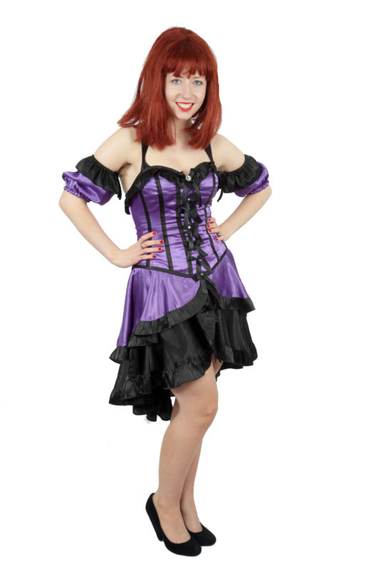 Saloon Girl - Purple Hire Costume*