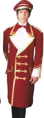 Doorman - Maroon & Creme Hire Costume*