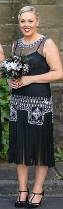 Deluxe Flapper Dress - Red Zelda Hire Costume*