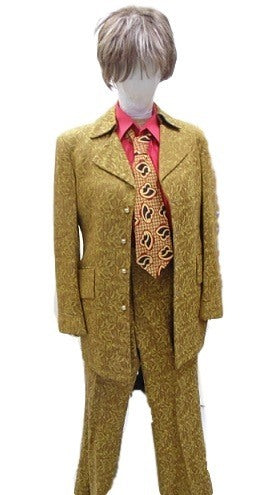 1960s Groovy Guy - Gold Hire Costume*