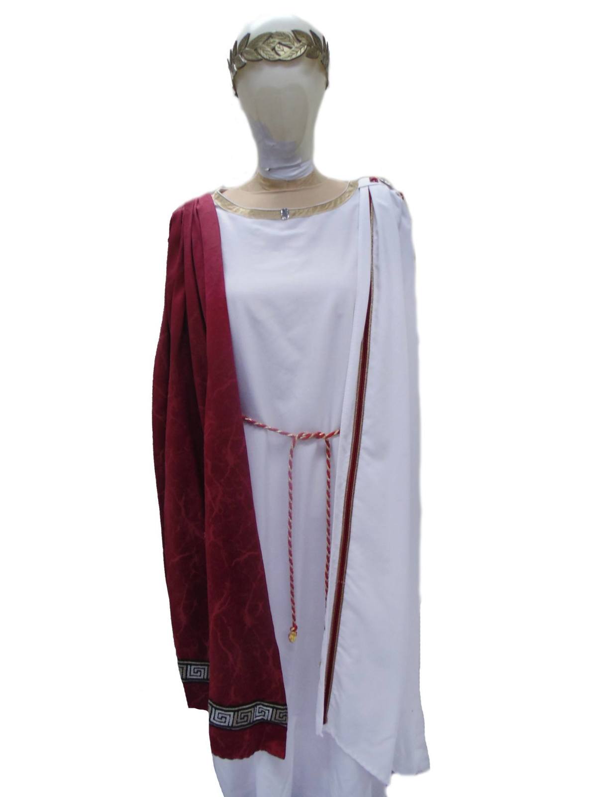 Caesar Toga - Maroon Hire Costume*