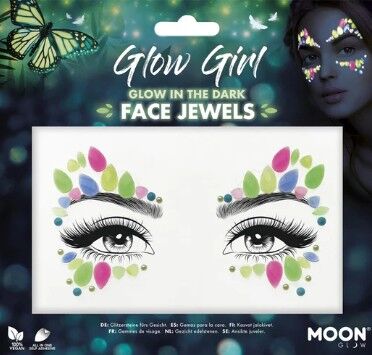 Moon Glow Face Jewels - Glow Girl