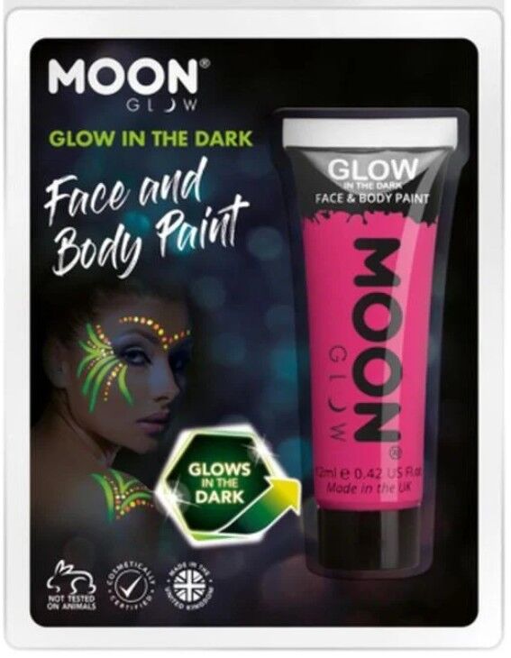 Moon Glow Face & Body Paint - Pink 12ml