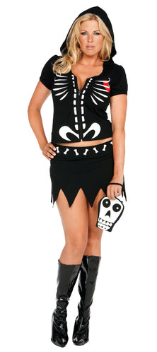Chloe Bones Glow in the Dark Womens Costume