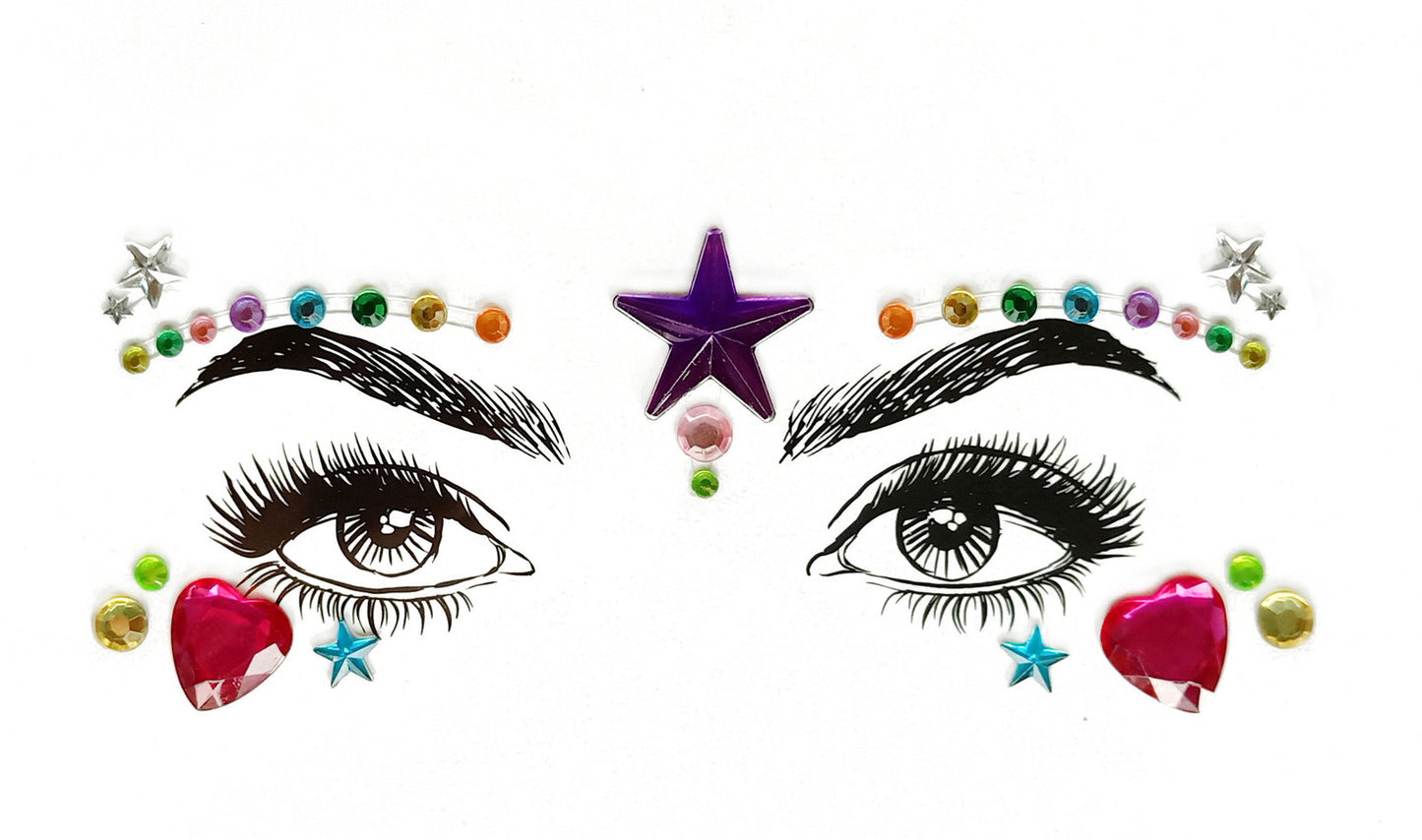 Diamond Daze Face Jewels - Stargazer