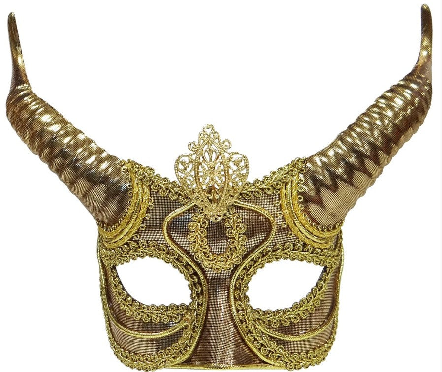 Minotaur Gold Masquerade Eye Mask