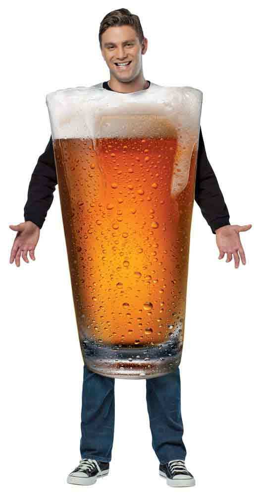 Beer Pint "Get Real" Costume - One Size