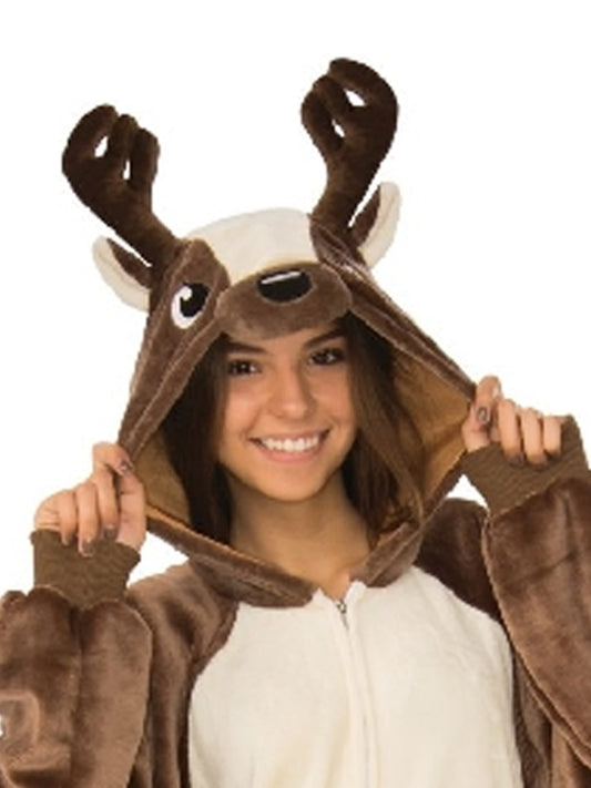 Reindeer Furry Onesie Adult Costume
