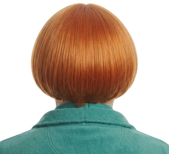 Sharon Orange Bowl Cut Wig, view 3