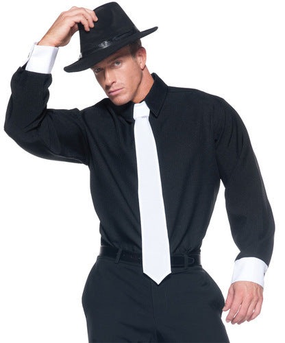 Gangster Shirt with Tie - Men Standard