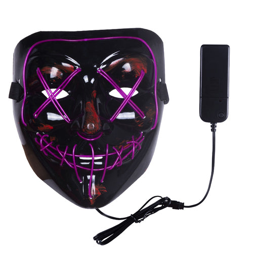 The Purge Light-Up Mask - Purple