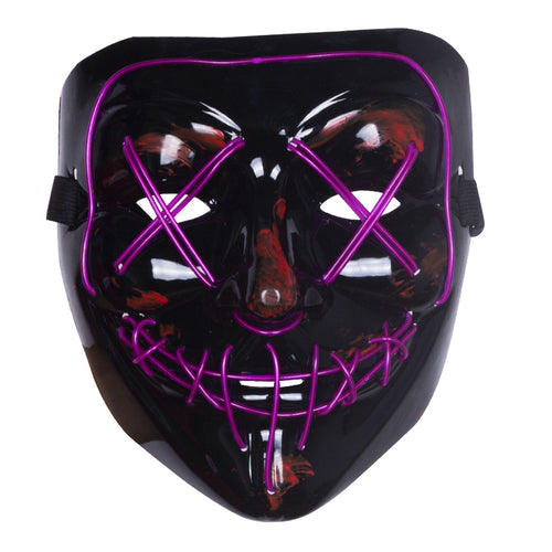 The Purge Light-Up Mask - Purple