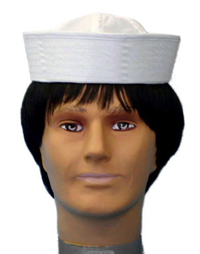 White Sailor Gob Hat