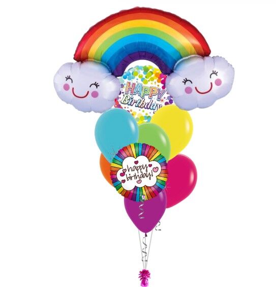 Rainbow Riot Birthday Bouquet