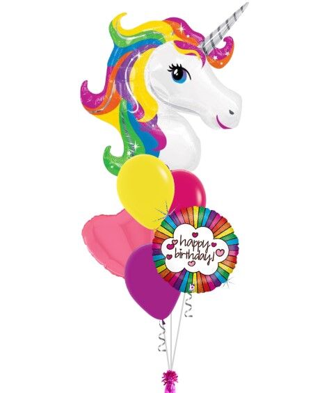 Rainbow Unicorn Love Birthday Bouquet