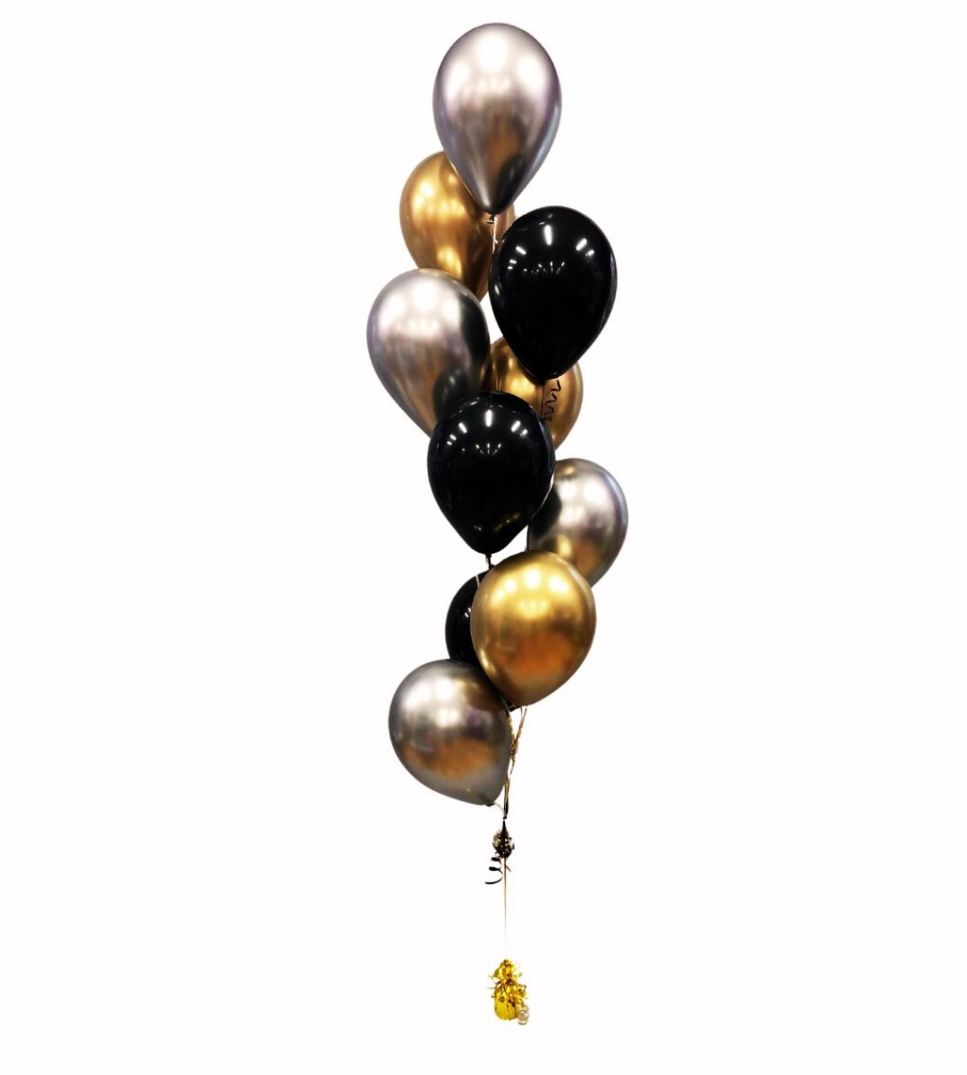 Standard Balloon Bouquet - 10 Staggered