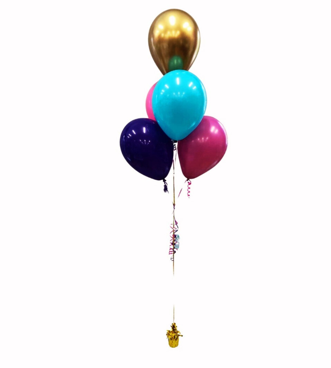 Standard Balloon Bouquet - 5 Stacked