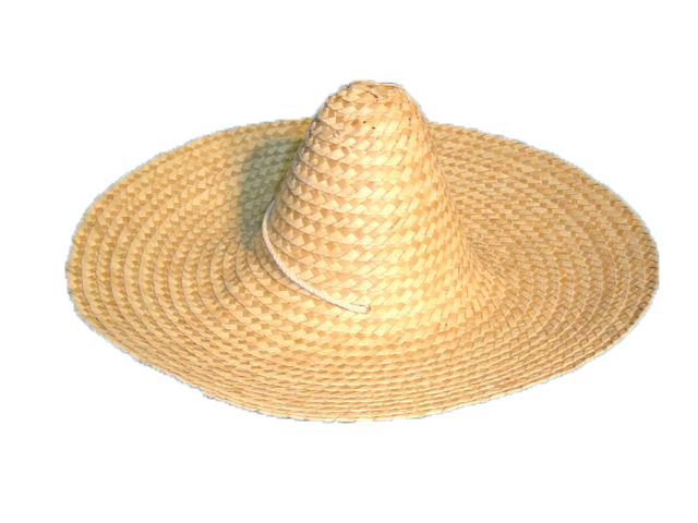 mexican straw sombrero