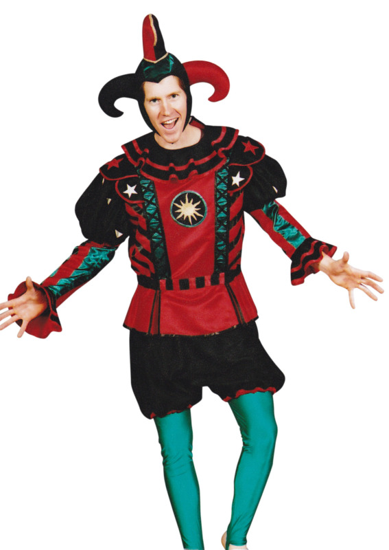 Clown - Medieval Court Jester Hire Costume*