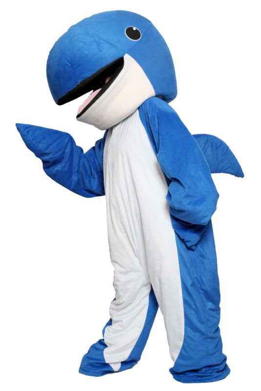 Killer Whale Mascot Hire Costume*