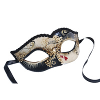 Queen of Hearts Deluxe Italian Masquerade Eye Mask