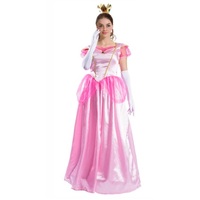 Mario Princess Peach Style Adult Costume