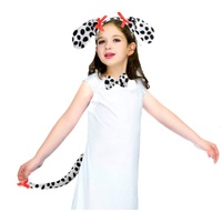 Dalmation Dog Ears, Tail & Bow Tie